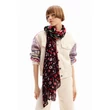 Desigual Foulard  Half Floral Rectangle kendő