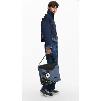 Desigual Back Mickey Denim Edge Jersey Maxi 