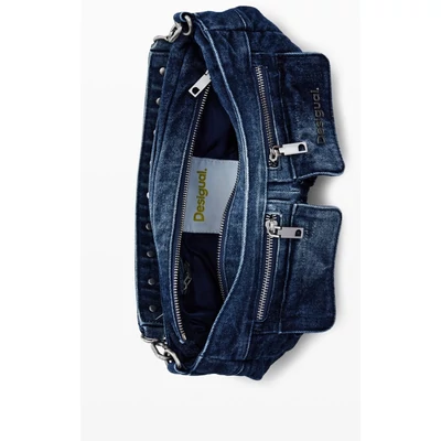 Desigual Bag Denim Priori Multipocket Donosti táska
