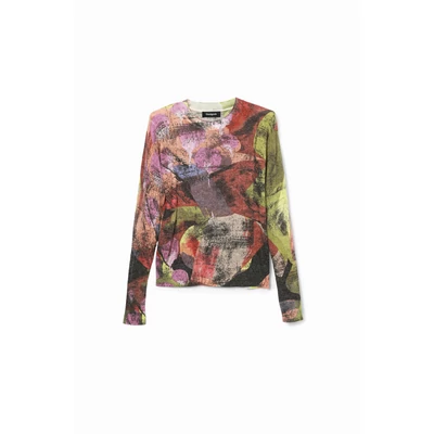 Desigual Jers Camo Petals Lacroix pulóver