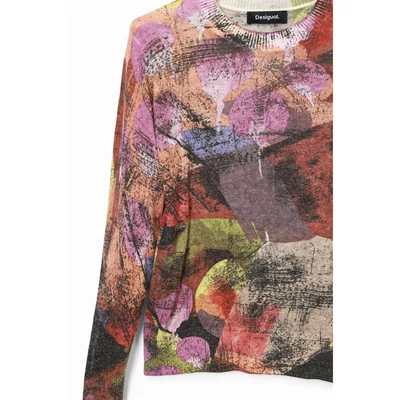 Desigual Jers Camo Petals Lacroix pulóver
