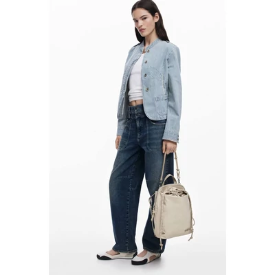 Desigual Back Priori Sumy Mini Sport Ecru táska