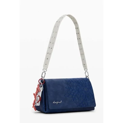 Desigual Bag Sierra Naroni Medium Flap Blue táska