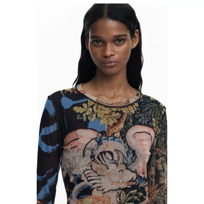 Desigual Ts Dragon Lacroix 