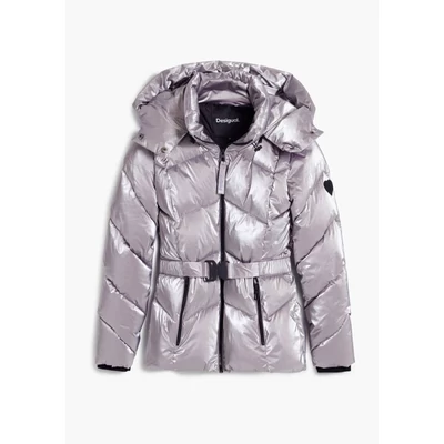 Desigual Padded Metalic kabát