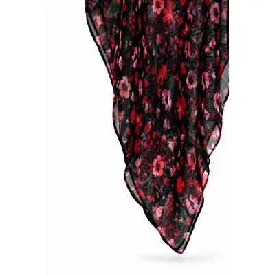 Desigual Foulard  Half Floral Rectangle kendő