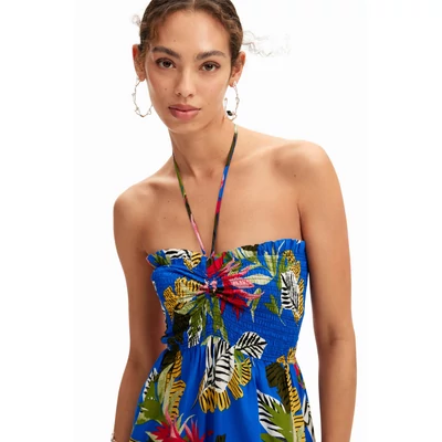 Desigual Swim Jumpsuit Tropical Party Overál