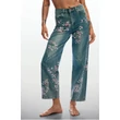 Desigual Denim Flowers Japanese farmernadrág