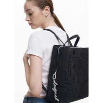 Desigual Back Romeo Floral Total Black Sumy  hátizsák