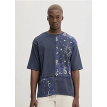 Desigual Ts Back Cutting Paisley férfi póló