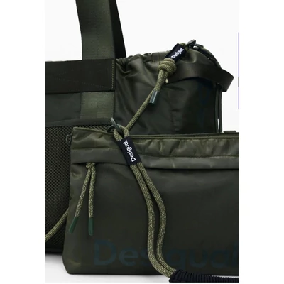 Desigual Bag Neo Grungle Sula Khaki táska