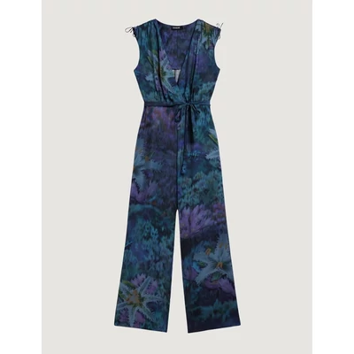Desigual Jumpsuit Floresazul overál
