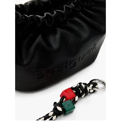 Desigual Mone Half Logo Waverly Phone Black kistáska 