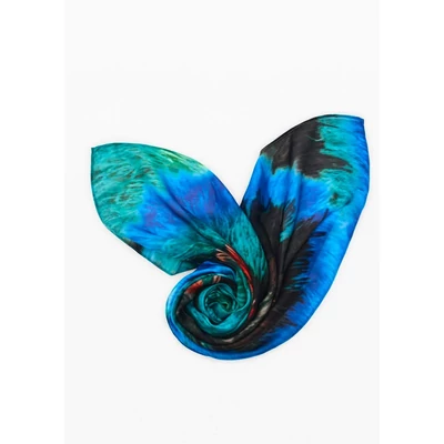 Desigual Foulard Pompon Carre Lacroix kendő