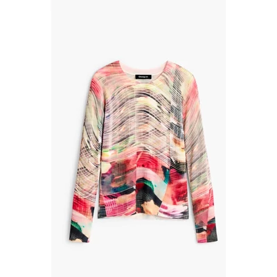 Desigual Jers Glitch pulóver
