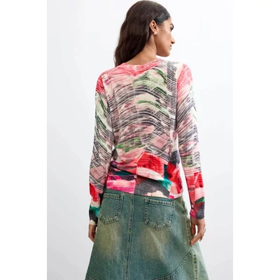 Desigual Jers Glitch pulóver