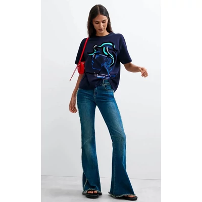 Desigual Ts Face póló